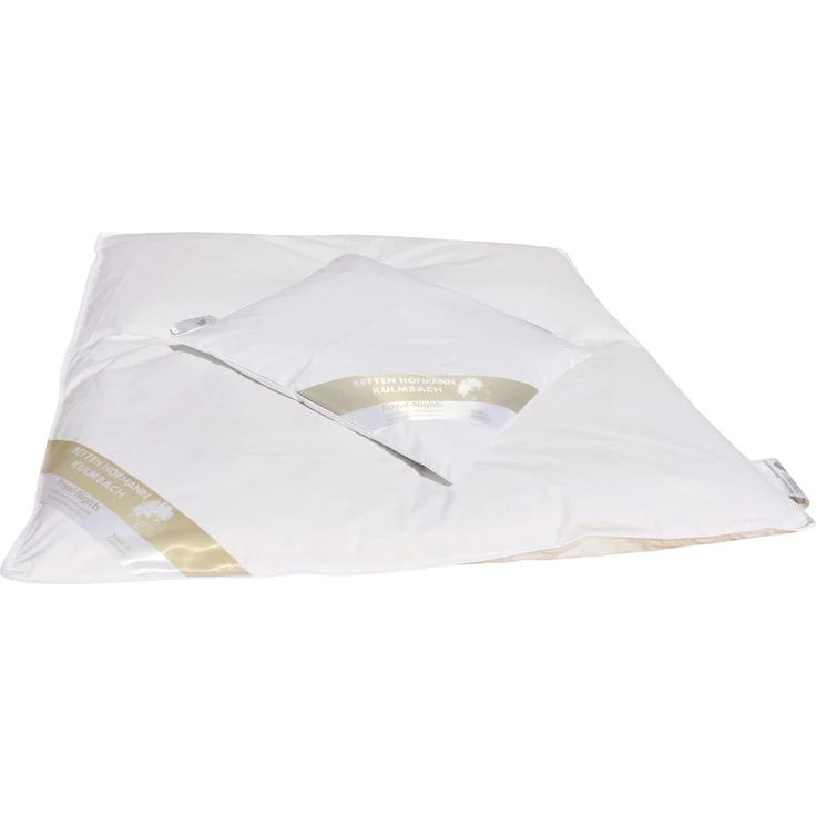 Betten Hofmann Baby Ganzjahres Set Daunendecke 80x80 + 35x40 Kissen 100% Daunen – Bild 2