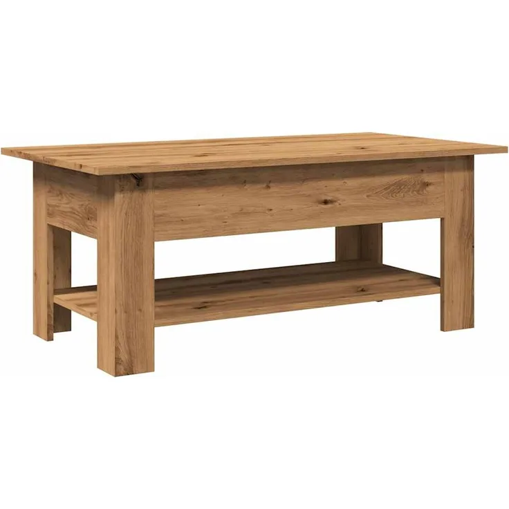 vidaXL Couchtisch Artisan-Eiche 102x55x42 cm Holzwerkstoff 856797