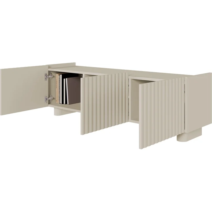 Selsey ‘Fiorra’ TV-Lowboard 3-türig, Greige ca. 49 x 144 x 38 cm – Bild 6