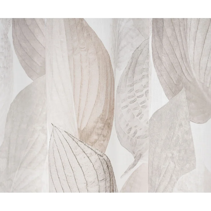 GÖZZE Schlaufenschal VAPIANO stein BH 140x255 cm grau Vorhang – Bild 2