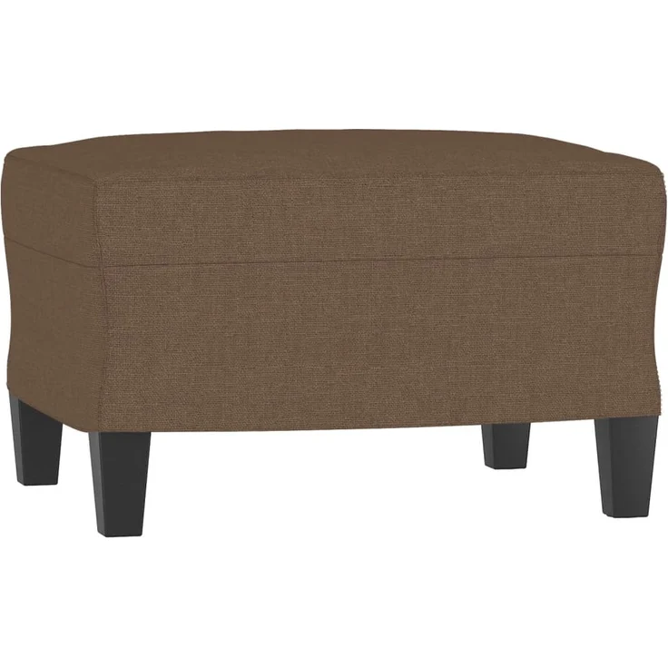 vidaXL Sessel mit Hocker Braun 60 cm Stoff 3201146 – Bild 4