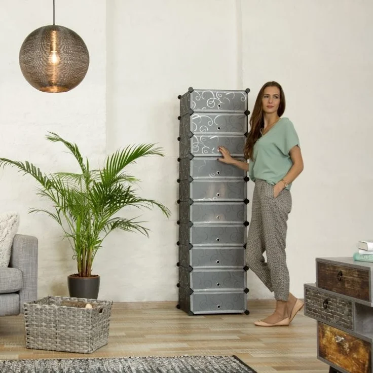 Schuhregal 10 Ebenen – Bild 2