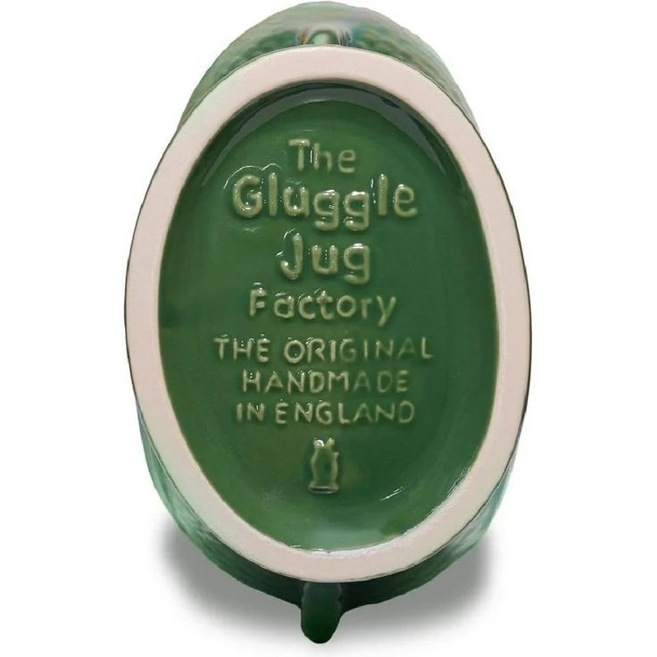 Gluckigluck Wasserkaraffe, (Original Gluggle Jug aus England), mit Gluckergeräusch, handgefertigt, ikonisches Fisch-Design, 1,2 L – Bild 2