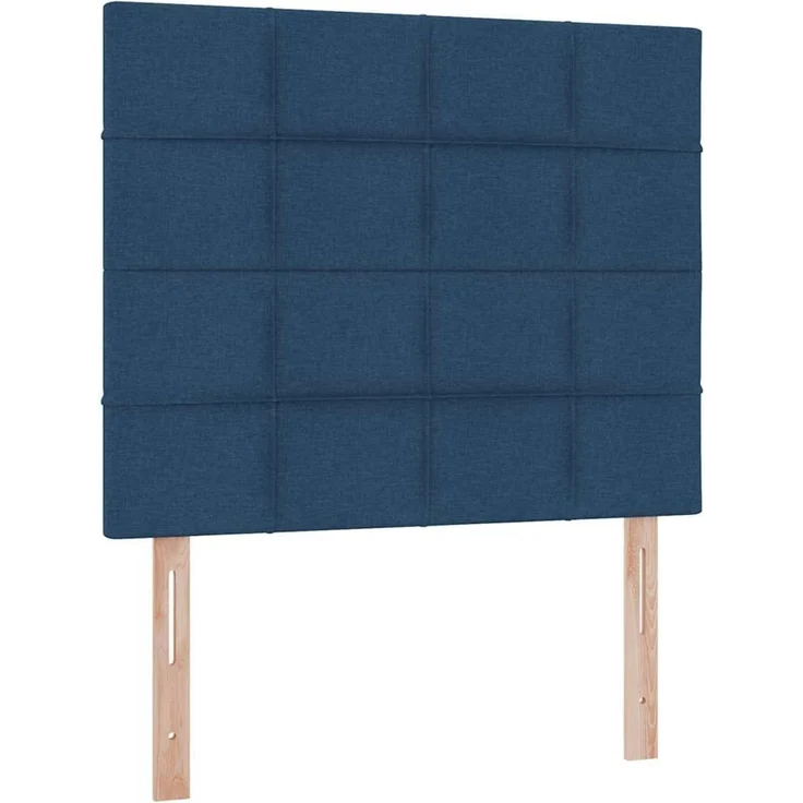 vidaXL LED-Speicherbett mit Matratze Blau 120 x 190 cm Stoff 3372407 – Bild 10