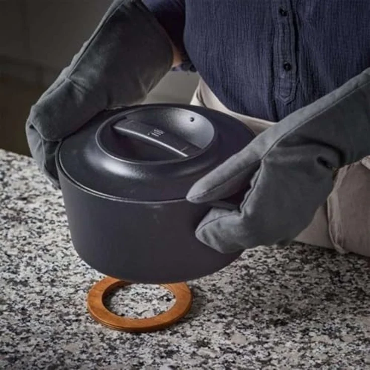 Fiskars Kochtopf Norden Gusseisen 4L Töpfe & Pfannen – Bild 6