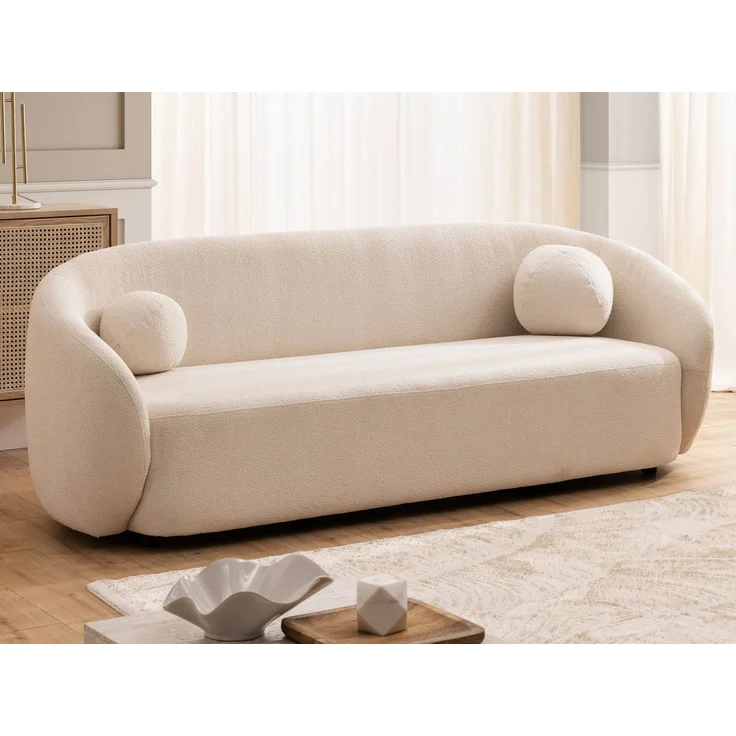 S-Style Möbel 3-Sitzer Sofa Roundi Bouclé Luxus & Moderne Kollektion – Bild 5