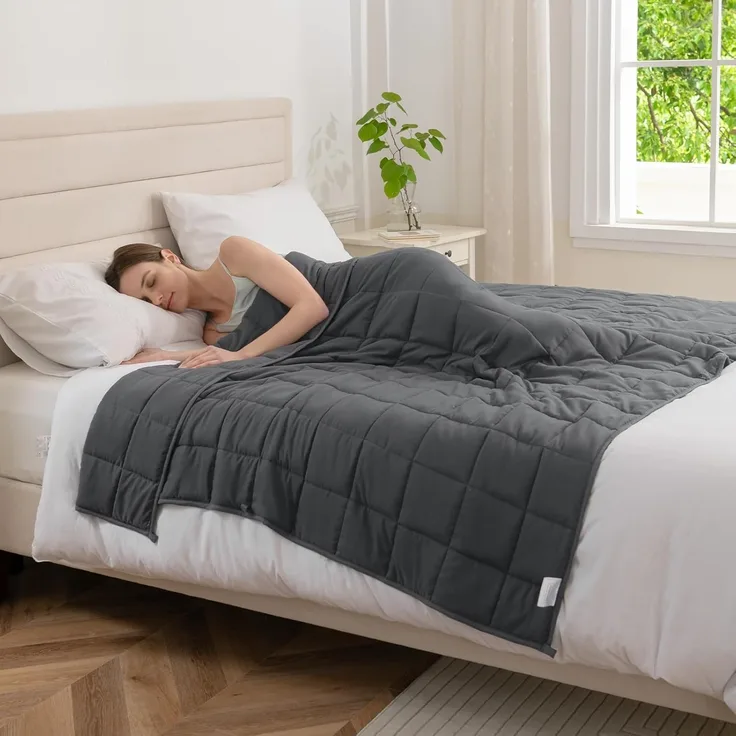 Good Nite Gewichtsdecke für Erwachsene schwere Decke für ruhige Sinne Grau 4 kg 125x150 cm