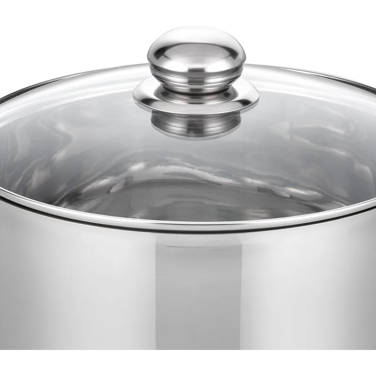 Elo Basic Kochtopf Brillant, Edelstahl, Großraumtopf, Ø 24 cm, 9 Liter, Induktion – Bild 4