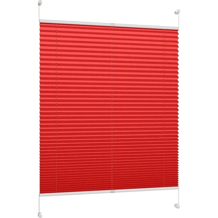 DécoProfi Plissee Plissee Klemmfix ohne Bohren, blickdicht, ohne Bohren, verspannt, Klemmfix, Stufenlos verstellbar