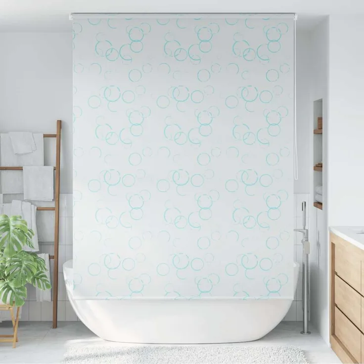 vidaXL Duschrollo 140x240 cm Blasenmuster 142868