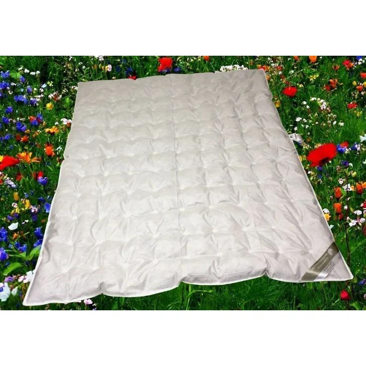 Hofmann Superleichte Sommer Daunendecke Punktstepp 155x220 cm 100% neue Daunen