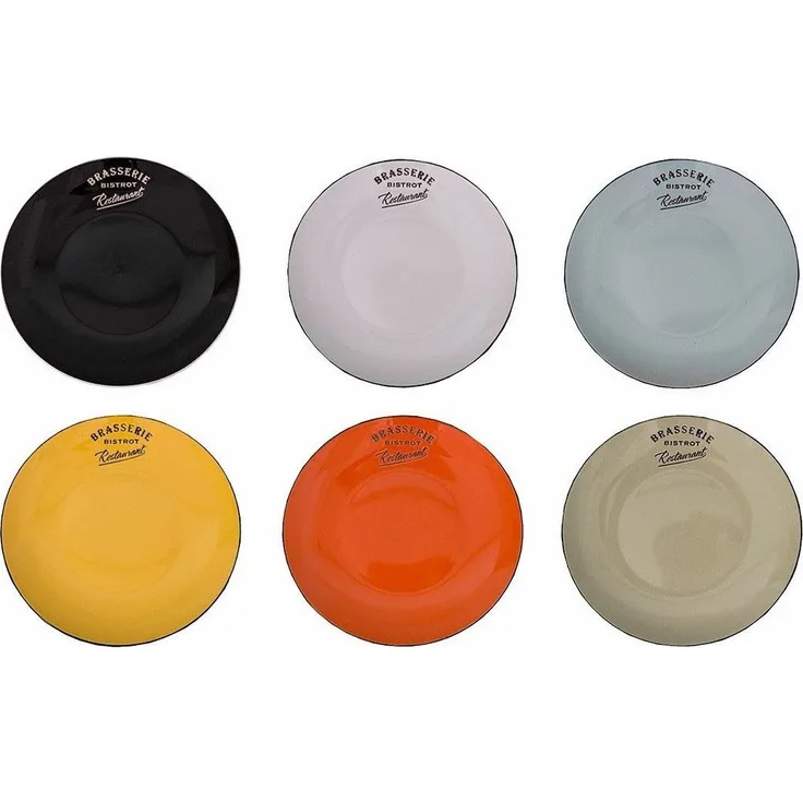 6er Set Speiseteller Teller Bistro Keramik 27cm Antic Line SEB15189
