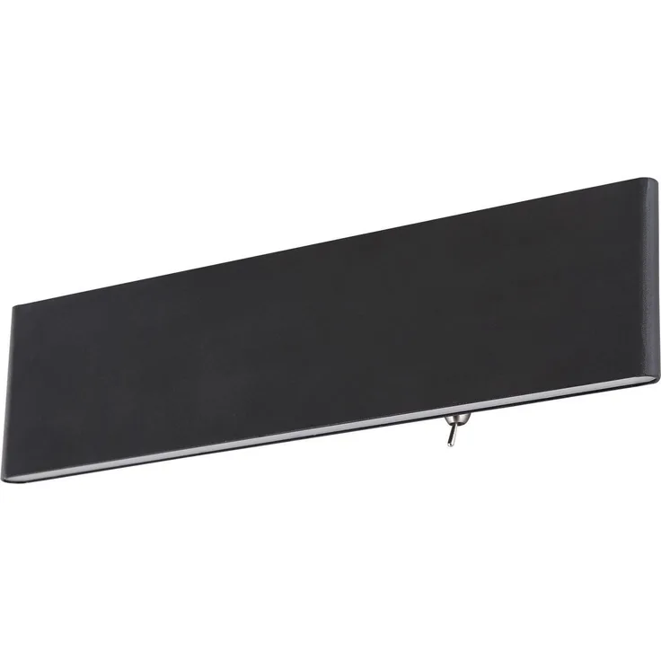 GLOBO Wandleuchte Innen LED Wandlampe mit Schalter Wohnzimmer Schwarz 41751-12B
