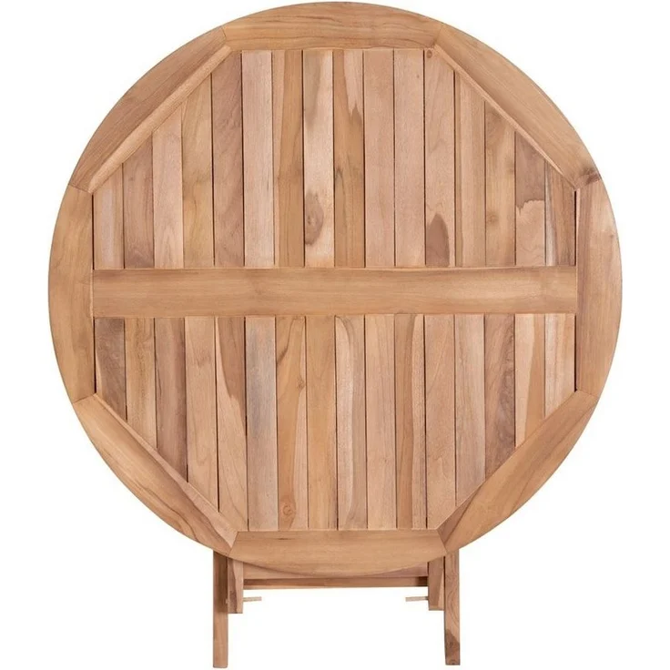 ebuy24 Gartentisch Oline Gartentisch Ø100 cm Teakholz massiv. – Bild 3