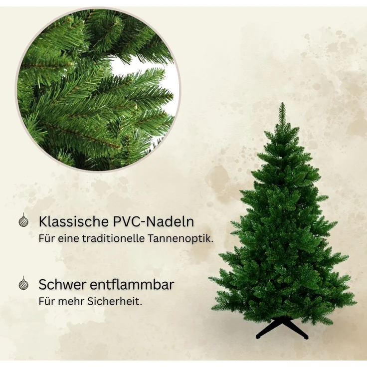 RS Trade 'HXT 19001' Künstlicher Weihnachtsbaum, grün, 150 x 105 x 105 cm – Bild 4