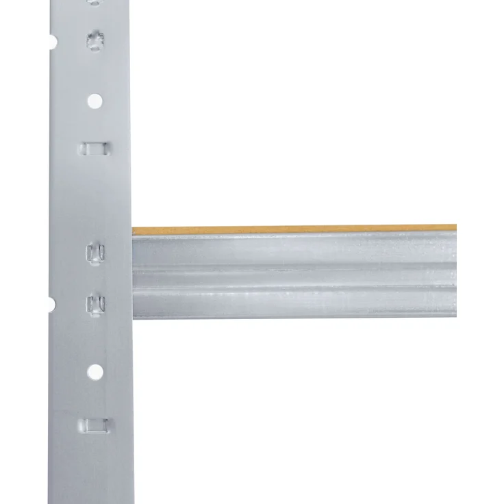 shelfplaza HOME 190x80x60 cm Werkbank Regal in grau-verzinkt mit 6 Böden und 145 kg Traglast pro Boden – Bild 4