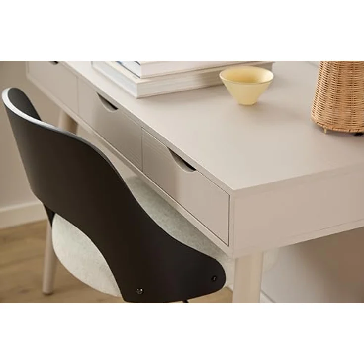 MID.YOU Mid.you Drehstuhl, Schwarz-Beige, Metall/Textil, FSC Mix, 48x89x55.5 cm, Arbeitszimmer – Bild 7