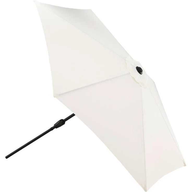 Gardenson Sonnenschirm, 300x300 cm, grau-ecru, Textil, Sonnen- & Sichtschutz