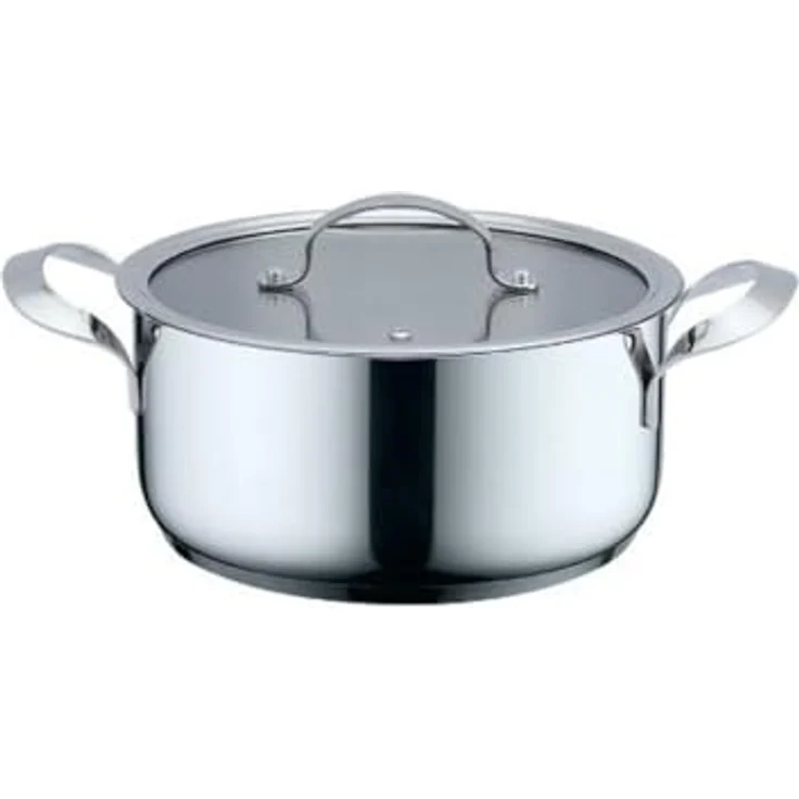 Topf mit Deckel Haeger PA-18H. 001A Beige Grau Ø 18 cm – Bild 2