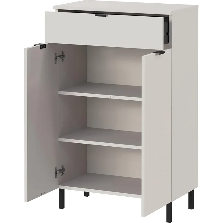 Germania Kommode GW-Arcena 1981-572, in Kaschmir, mit Metallfüßen, 60 x 97 x 34 cm (BxHxT) – Bild 5