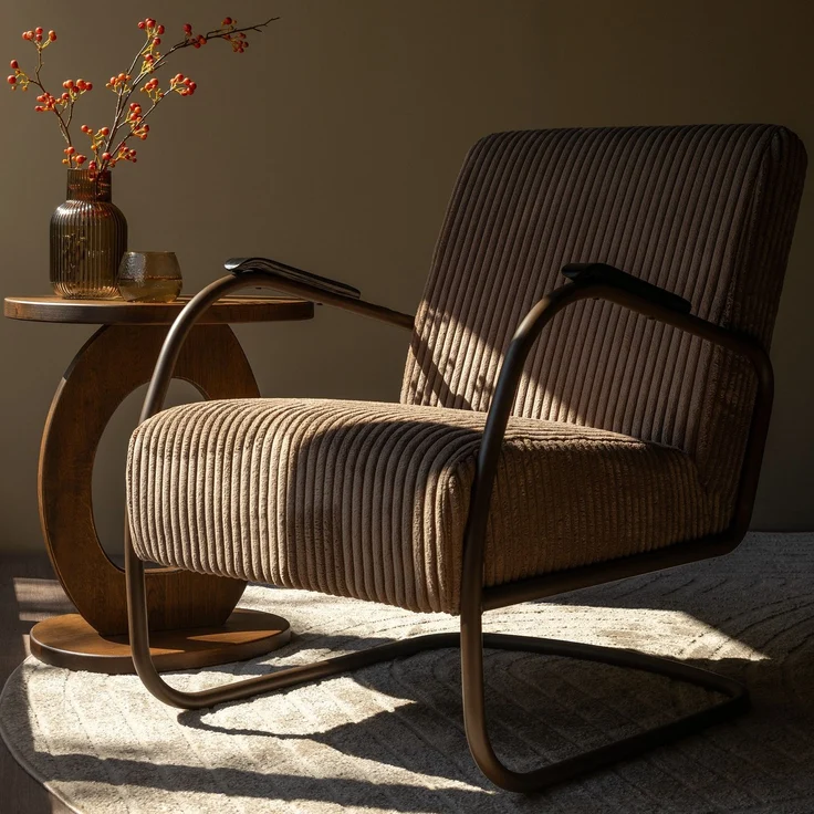 Spinder Design Sessel Retro Chocolate Brown / Espresso – Bild 4