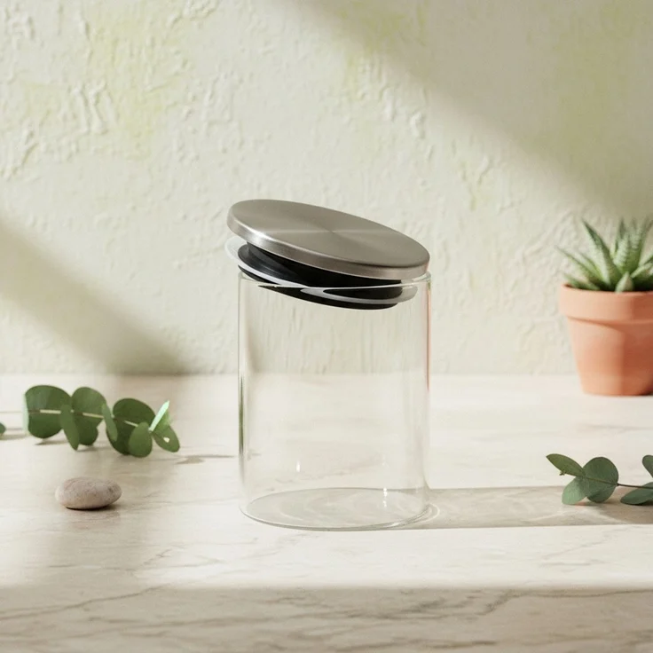Vorratsglas glas Modern Kitchen Krug 7x8,5 transparent 1pc – Bild 4