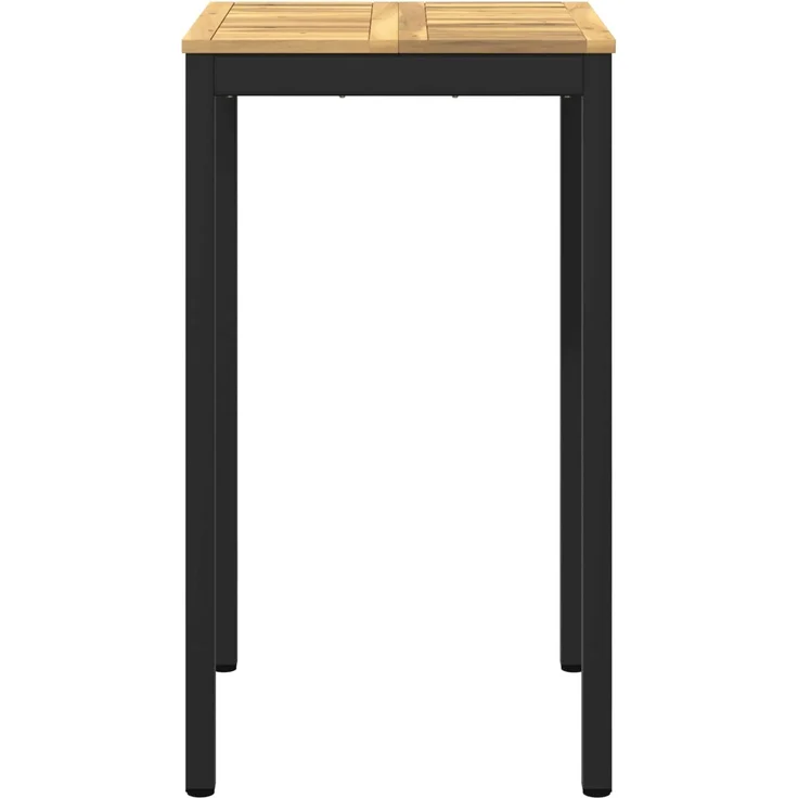 vidaXL Gartenbar-Tisch NAARDEN Weiß gewaschen und Schwarz 901772 – Bild 3