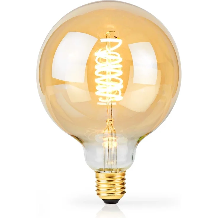 LED-Filament-Lampe E27 | G95 | 3.8 W | 250 lm | 2100 K | Dimmbar | Extra warmweiß | Retro Style | 1 Stück – Bild 1