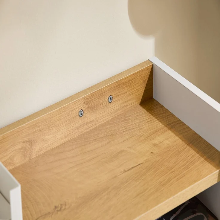 SoBuy FWT109-WN Schreibtisch, Spanplatte, Melamin, Weiß, 63 x 93 x 30 cm – Bild 8