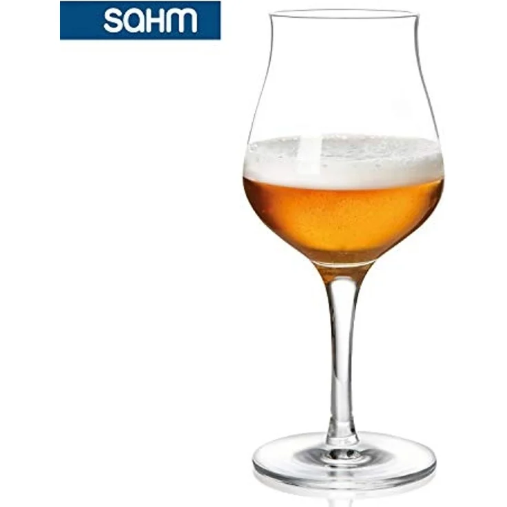 SAHM Bierglas Biergläser Set 6 STK 420ml Bier Sensorik Pokal - Bier Gläser, Edles Glas, 100% recyclebar – Bild 2