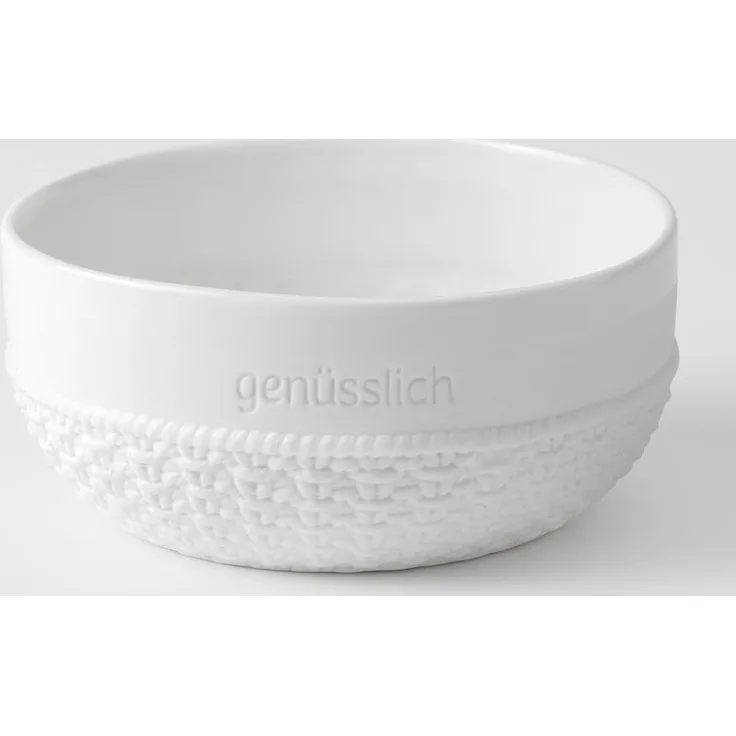 Räder Strick Schale Genüsslich D:14cm H:6,5cm
