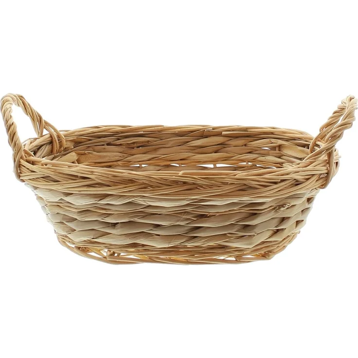 Schale Geflecht Deko Aufbewahrung Obstschale Tisch Korb Obstkorb 29cm – Bild 2