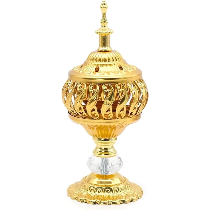 Arabischer Weihrauchbrenner Metall Vintage Räuchergefäß Büro Yoga
