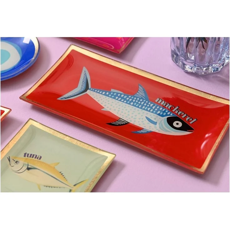 Giftcompany - Glasteller "Love Plates" Herz Dekoteller D 13cm Pink 1061304013 – Bild 1
