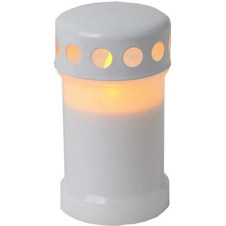 LED-Windlicht ,flackernd, Farbe : weiss, ca. 14 x – Bild 3