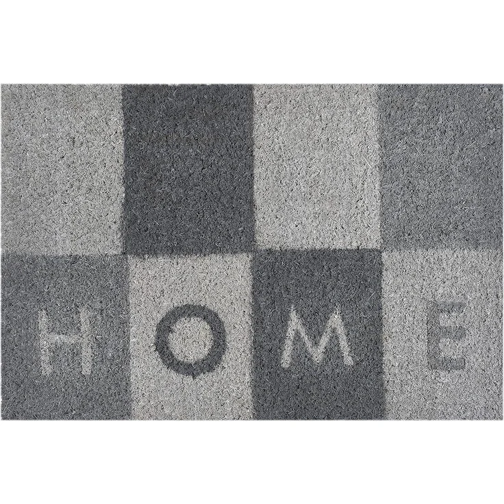 Andiamo Fußmatte Kokos Home, rechteckig, Höhe: 17 mm, Schmutzfangmatte, mit Spruch, In- und Outdoor geeignet – Bild 1