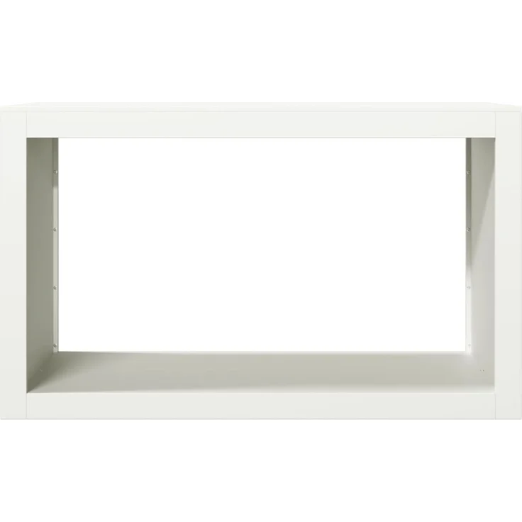 vidaXL Brennholzregal Weiß 100x40x60 cm Stahl 850983 – Bild 3