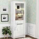 Flieks Polsterbett, Autobett Kinderbett mit leuchtenden Rädern und Stauraum 90×200cm