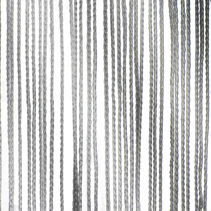 WENTEX String Curtain Grau, 220 Gramm/m² 300 x 300 cm (B x H) - ungefalten