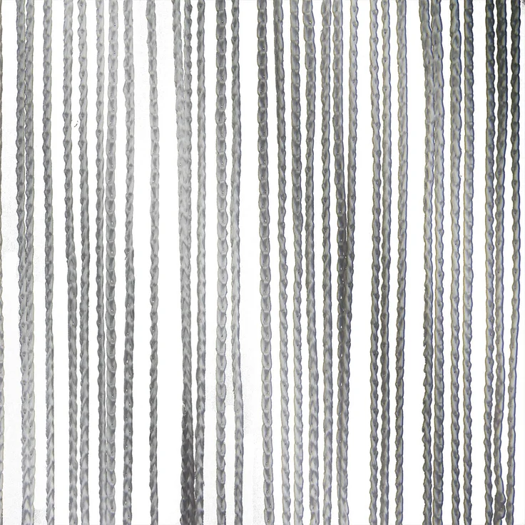 WENTEX String Curtain Grau, 220 Gramm/m² 300 x 300 cm (B x H) - ungefalten