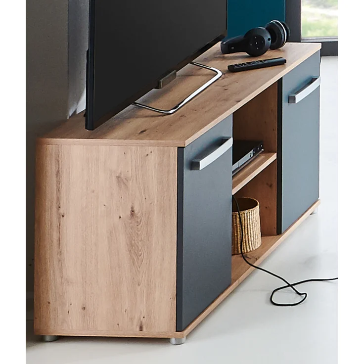 Arthur Berndt Jugendzimmer-Set »Alessio« 5-teilig, Liegefläche 120x200 cm, Anthrazit, Artisan Oak – Bild 18