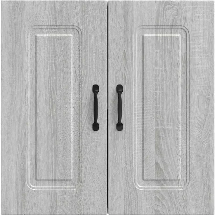 vidaXL Küchen-Hängeschrank Kalmar Grau Sonoma Holzwerkstoff 853583 – Bild 5