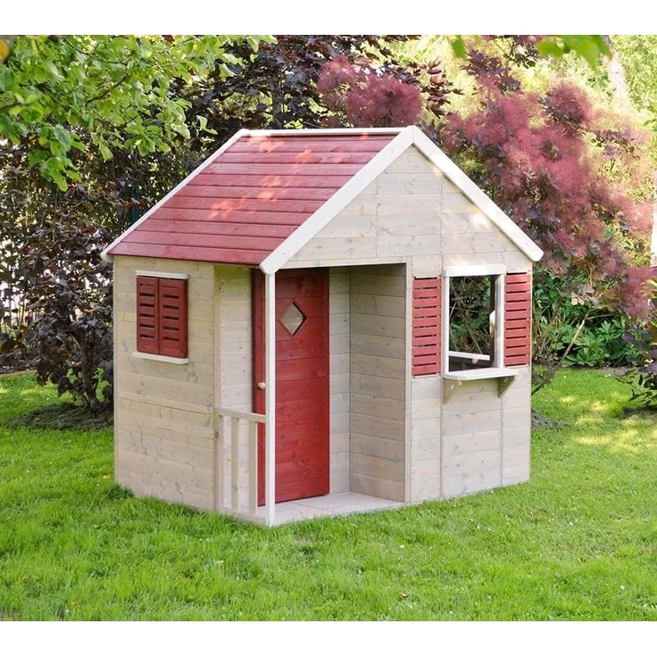 Wendi Toys Holz Spielhaus Krokodil | Natur | – Bild 3