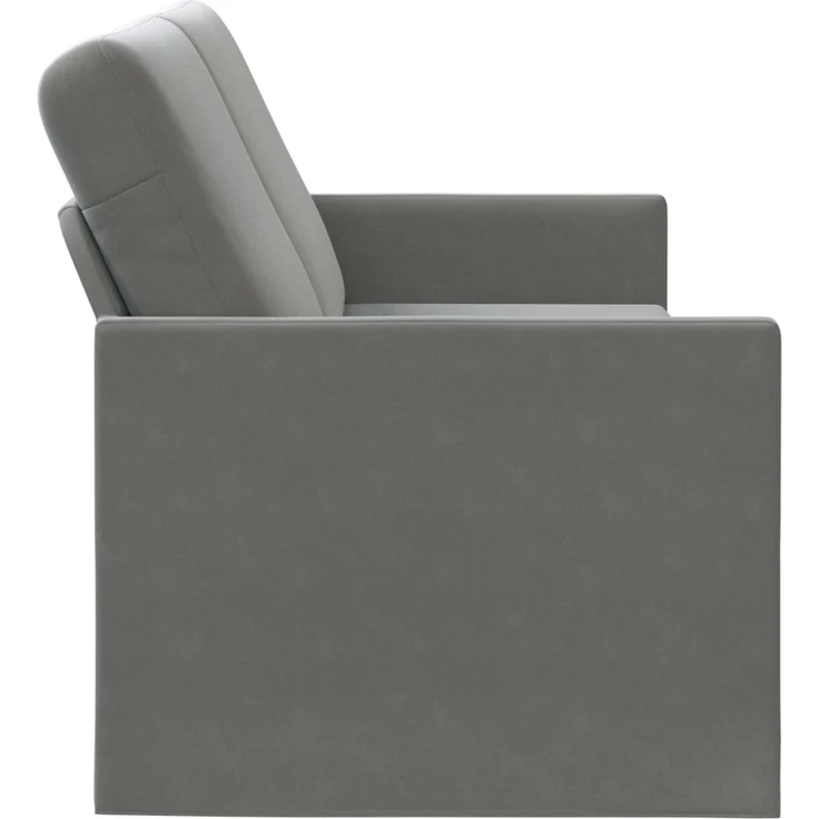 vidaXL 3-Sitzer Sofa Dunkelgrau 190 x 81 x 82 cm Samt (V) 42041121 – Bild 3