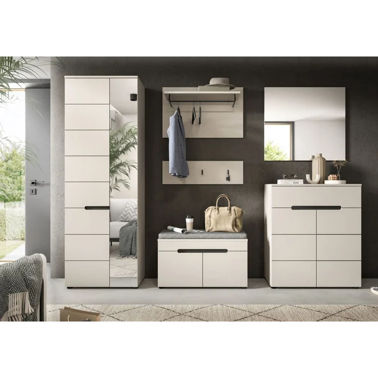 Garderobenschrank / Schuhschrank Cooper in Kaschmir 65 cm – Bild 6