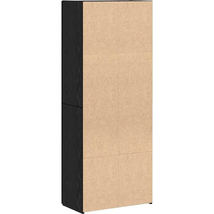 vidaXL Büroschrank Schwarz Eichen-Optik 60 x 32 x 152,5 cm 3365560 – Bild 8