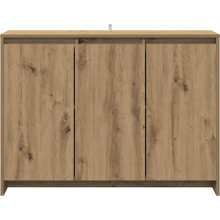 Sideboard, Kommode Artisan-Eiche 102x33x75 cm Holzwerkstoff – Bild 4