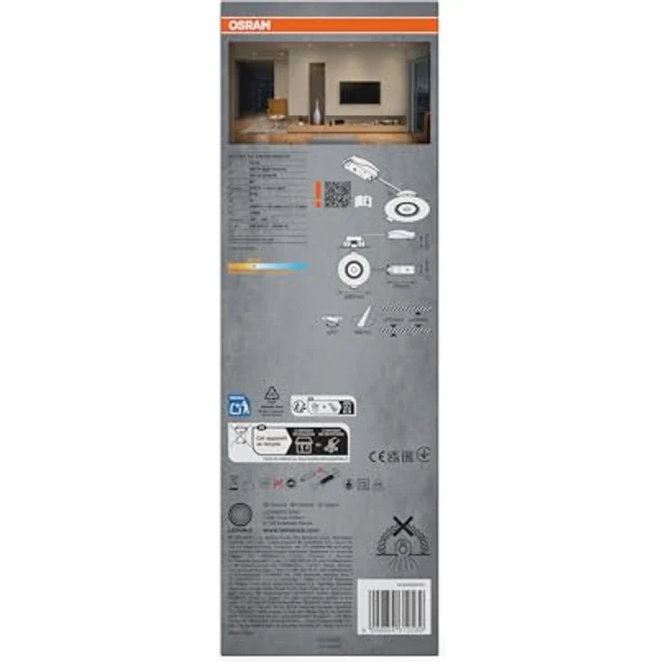 Osram LED Spot Set Recess Adjustable Plastic 4.9W 830 36° Satin Nickel – Bild 4