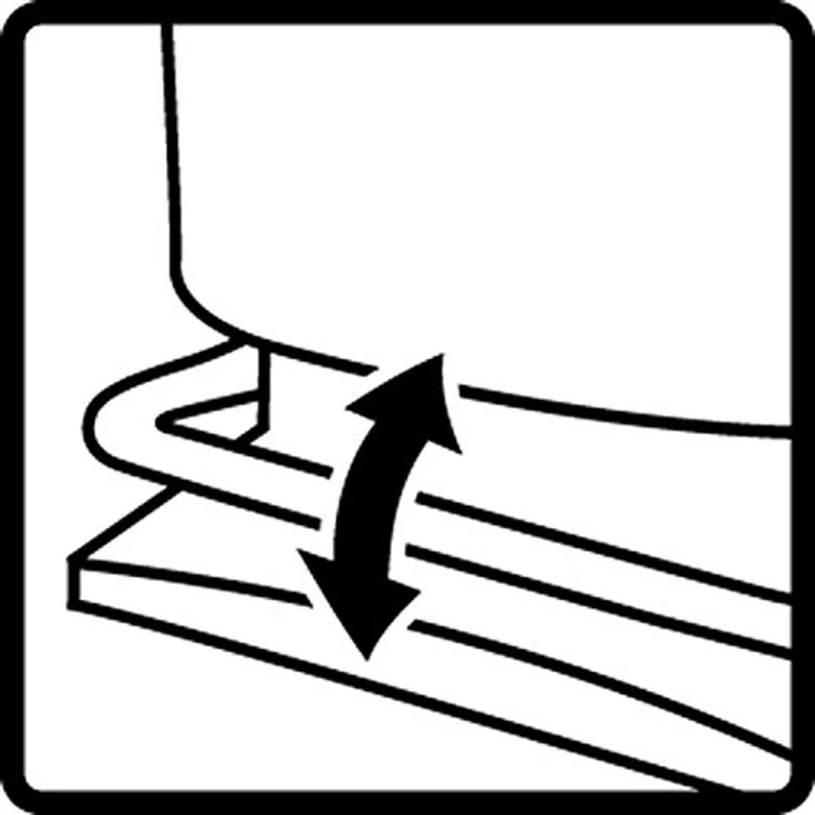 Rotho Paso Abfalleimer 40 l mit Deckel, Kunststoff (PP), Tiles, 40 Liter (35, 3 x 29,5 x 67, 6 cm) – Bild 2