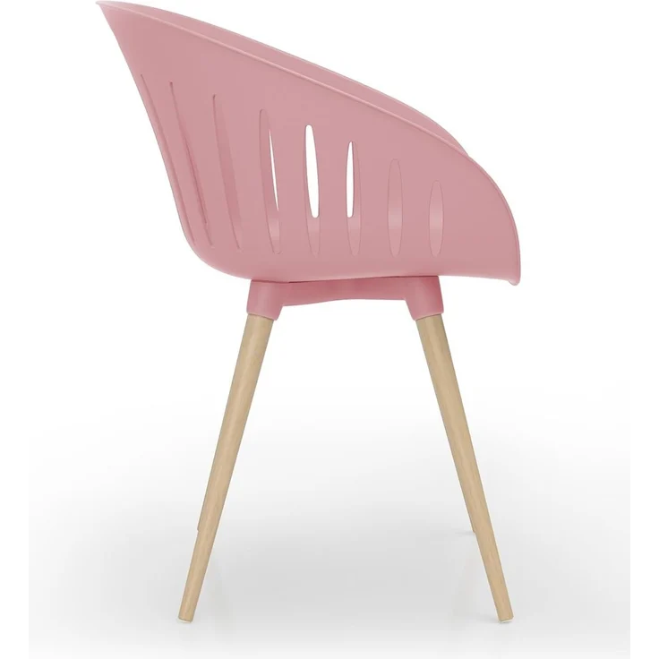 Topstar T2023 OUTDOOR (2er-Set) Buche - Eiche gebeizt / Schale rose – Bild 5
